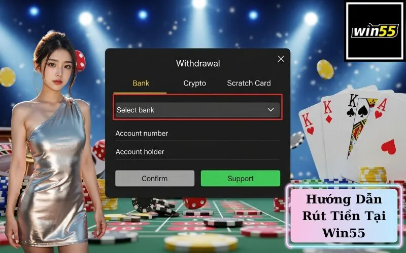 Hướng Dẫn Rút Tiền Tại Win55