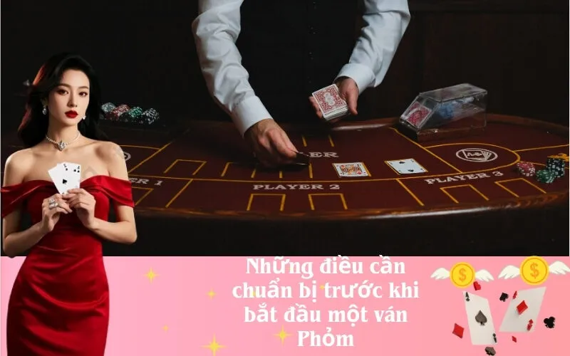 Chuẩn bị trước khi chơi Phỏm