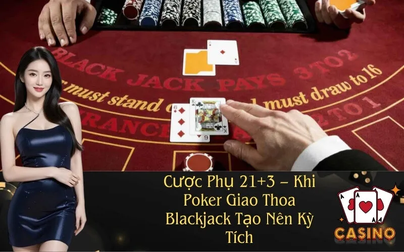 Cược Phụ 21+3 – Khi Poker Giao Thoa Blackjack