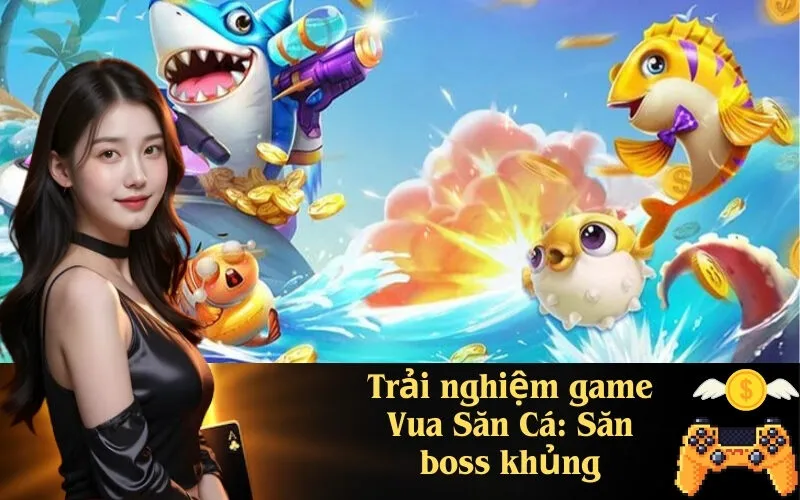 Trải nghiệm game Vua Săn Cá Săn boss khủng